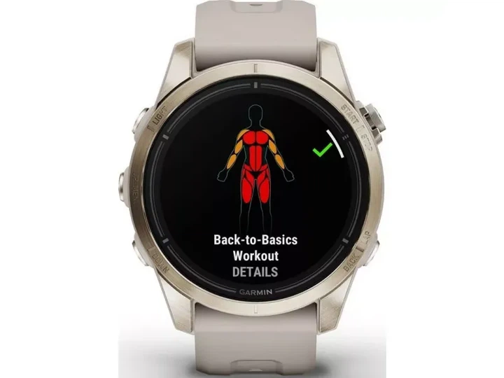 Смарт-годинник Garmin Epix Pro Gen 2 Sapphire 42mm Soft Gold w. Light S. Band (010-02802-10/11) - изображение 3