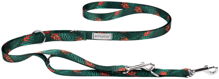 Повідець регульований Amiplay BeHappy 7 в 1 XL 100 - 200 см Jungle (5907563282179) - зображення 1