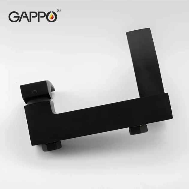 Змішувач для ванни GAPPO G3207-6, чорний G3207-6 - изображение 4