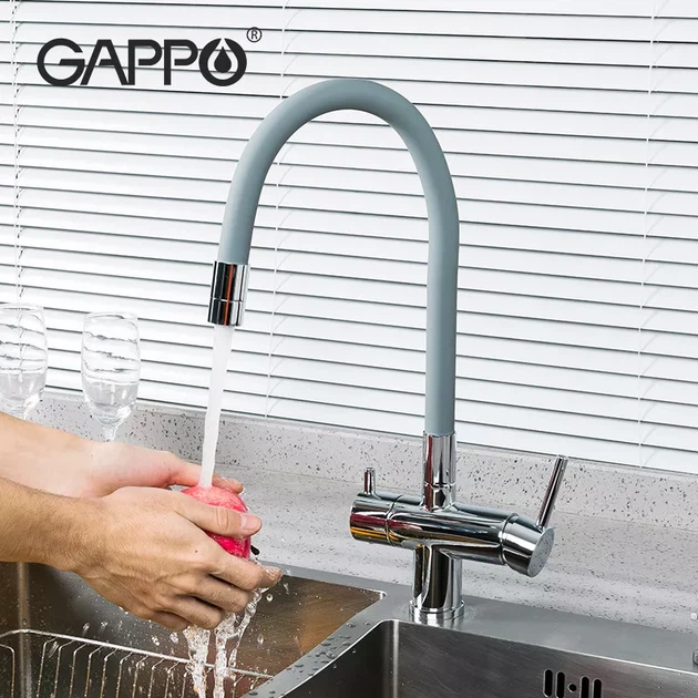 Смеситель для кухни с подключением к фильтру GAPPO G4398-30 - изображение 5