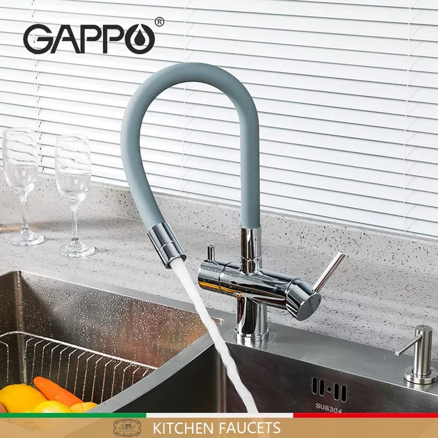 Смеситель для кухни с подключением к фильтру GAPPO G4398-30 - изображение 3