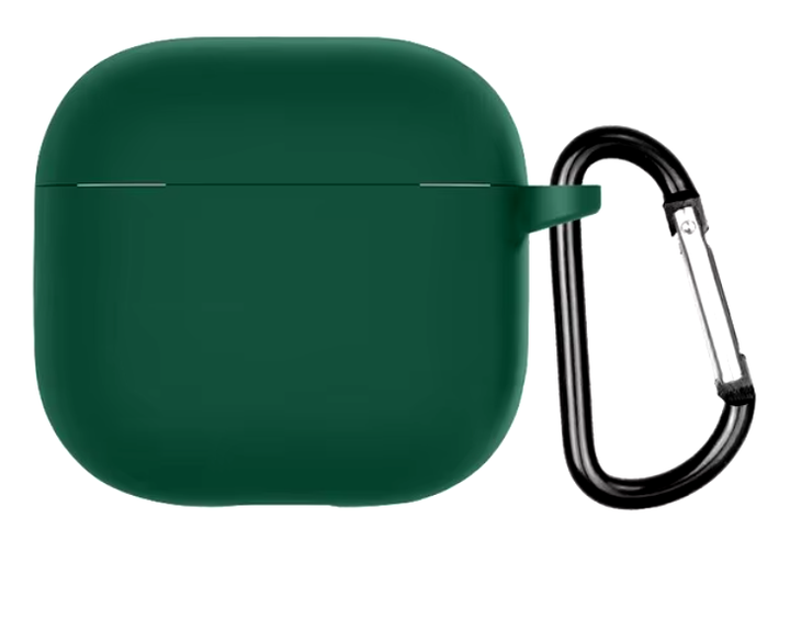 Чехол-накладка DK для Apple AirPods 4 | Silicone Candy Friendly с карабином (green) - Фото 1 Чехол-накладка DK для Apple AirPods 4 | Silicone Candy Friendly с карабином (green) - изображение 1