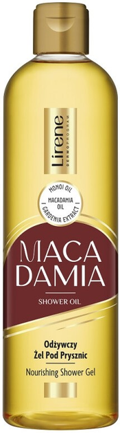 Żel-olejek pod prysznic Lirene Macadamia odżywczy 400 ml (5900717813441) - obraz 1