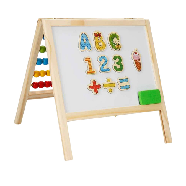 Tablica magnetyczna Maksik drewniana - cyferki i literki (6920179050290) - obraz 3