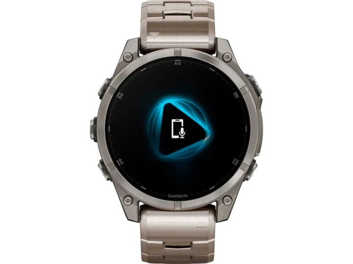 Спортивний годинник Garmin Fenix 8 47mm AMOLED Sapphire Titanium with Vented Titanium Bracelet (010-02904-40) - изображение 9