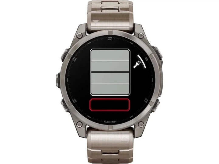 Спортивний годинник Garmin Fenix 8 47mm AMOLED Sapphire Titanium with Vented Titanium Bracelet (010-02904-40) - изображение 12