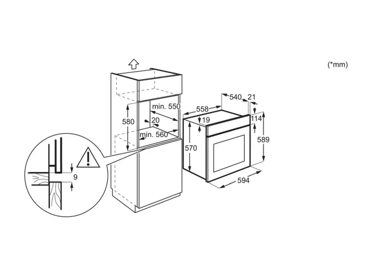 Духова шафа Electrolux EOD3H50BK - изображение 9