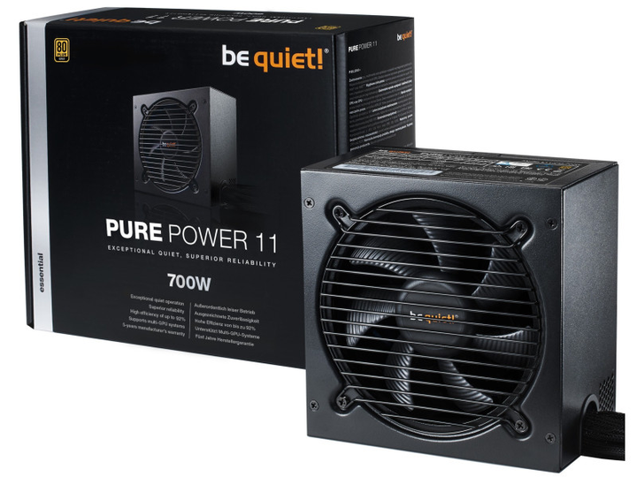 Блок живлення Be quiet! Pure Power 11 500W (BN293) - изображение 3