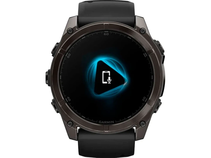Спортивний годинник Garmin Fenix 8 51mm AMOLED Sapphire Carbon Gray DLC Titanium w. Black/Pebble Gray S. Band (010-02905-20/21) - Фото 11 Спортивний годинник Garmin Fenix 8 51mm AMOLED Sapphire Carbon Gray DLC Titanium w. Black/Pebble Gray S. Band (010-02905-20/21) - изображение 11