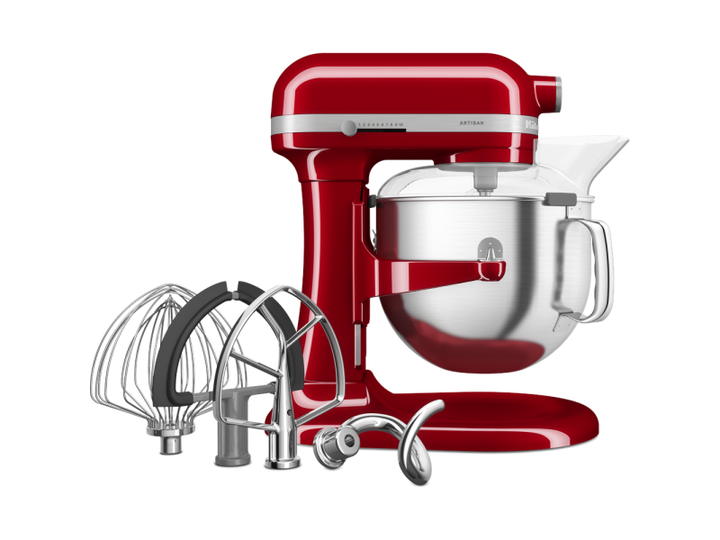 Кухонна машина KitchenAid Heavy Duty 6.6 л 5KSM70JPXEER з підйомною чашею червоний - изображение 2