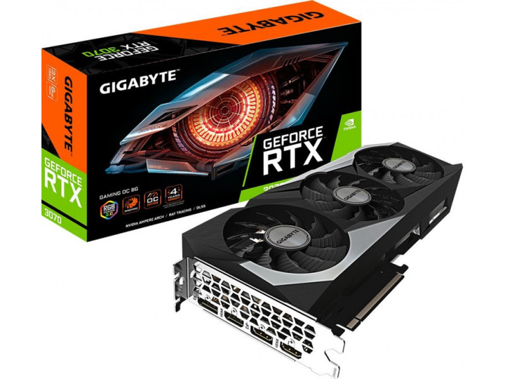 Відеокарта Gigabyte GeForce RTX 3070 GAMING OC 8G LHR (GV-N3070GAMING OC-8GD) rev. 2.0 - изображение 1