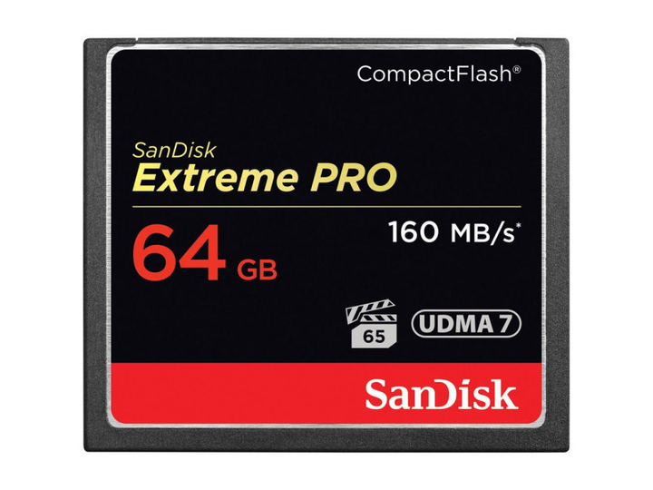 Карта пам'яті SanDisk 64 GB Extreme Pro CompactFlash (SDCFXPS-064G-X46) - изображение 1