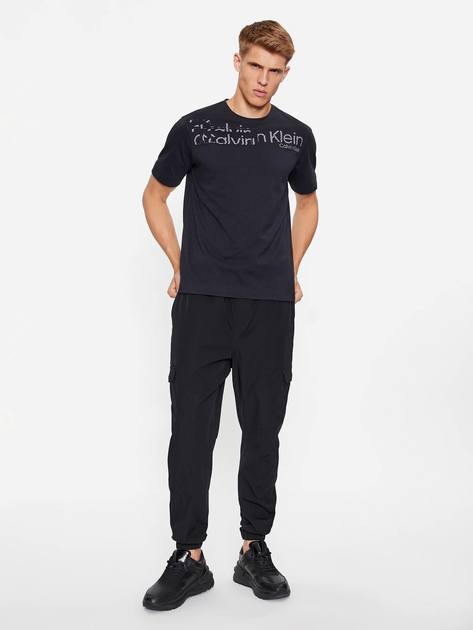 Футболка чоловіча Calvin Klein 00GMF3K141-BAE XS Чорна (8720108331975) - зображення 3