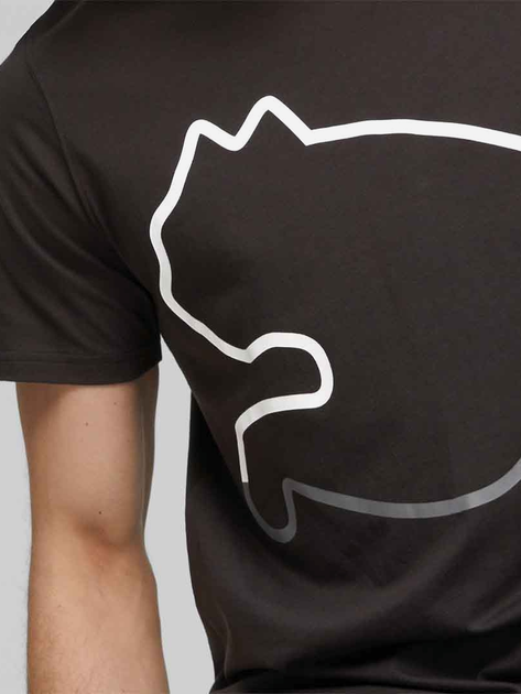 Футболка чоловіча Puma Graphics Big Cat Tee 67627201 M Чорна (4099683791028) - зображення 3
