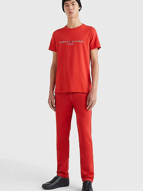 Футболка чоловіча Tommy Hilfiger MW0MW11797-XJV 2XL Червона (8720645717805) - зображення 3
