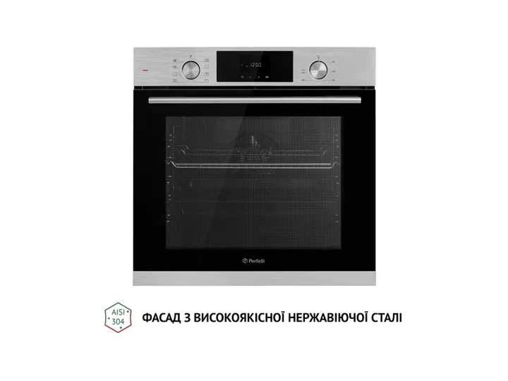 Духовка електрична Perfelli DIAMOND 6D8L INOX - Фото 4 Духовка електрична Perfelli DIAMOND 6D8L INOX - изображение 4