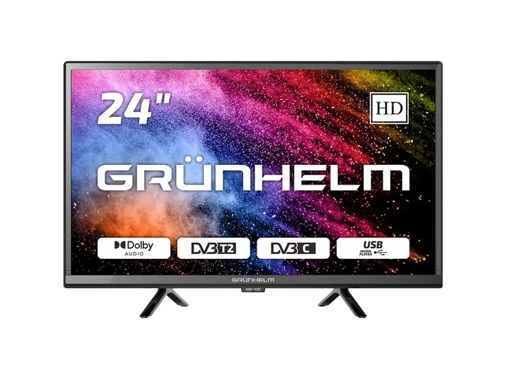 Телевізор Grunhelm 24H300-T2 - Фото 1 Телевізор Grunhelm 24H300-T2 - зображення 1