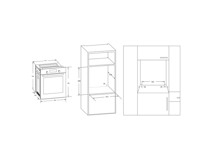 Духовий шкаф Freggia OESF45W - зображення 6
