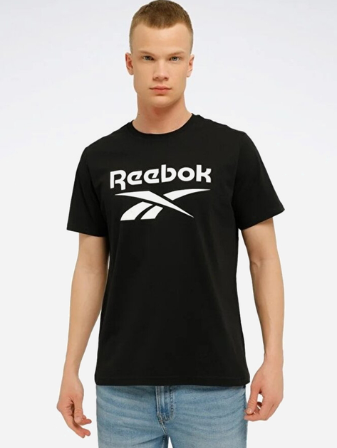 Koszulka męska bawełniana Reebok Identity Big 100070405 S Czarna (4066763439088) - obraz 1