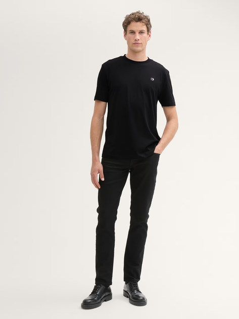 Koszulka męska Tom Tailor 1037655 XL Czarna (4067261334912) - obraz 3