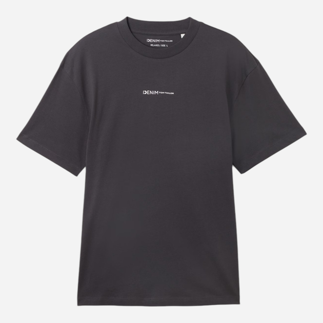 Koszulka męska Tom Tailor 1040880 2XL Ciemnoszara (4067672160148) - obraz 6