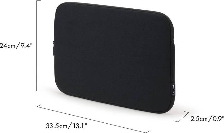 Чохол для ноутбука Dicota Sleeve ONE 12-12.5" Чорний (D32078-RPET) - зображення 8