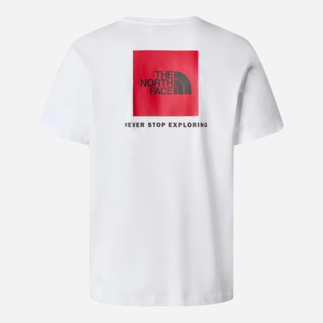 T-shirt bawełniany męski The North Face S/S Redbox NF0A87NPFN4 L Biały (196575424690) - obraz 6