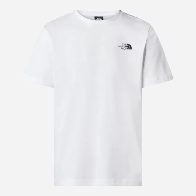 T-shirt bawełniany męski The North Face S/S Redbox NF0A87NPFN4 XL Biały (196575424782) - obraz 5