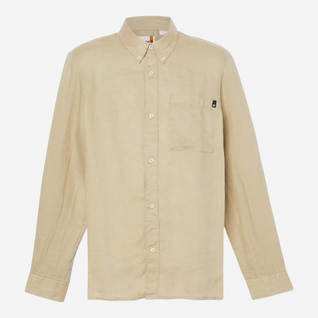 Koszula męska lniana Timberland TB0A66B9 XL Beżowa (194904916090) - obraz 5