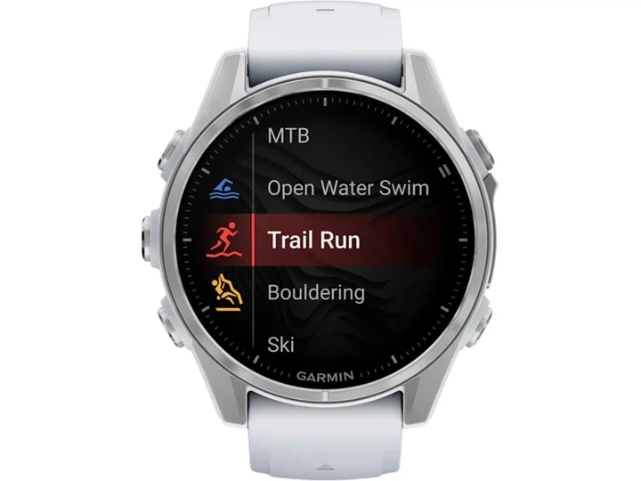 Спортивний годинник Garmin Fenix 8 43mm AMOLED Silver with Whitestone Silicone Band (010-02903-00) - изображение 5