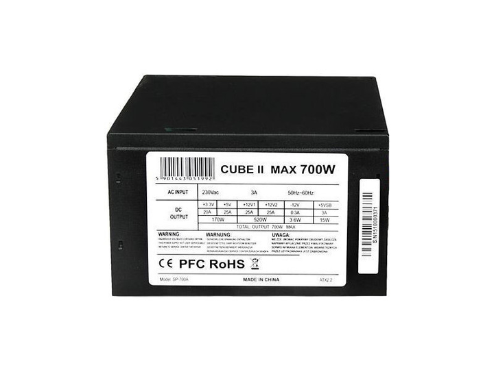 Блок живлення iBOX Cube II 700W (ZIC2700W12CMFA) - зображення 1