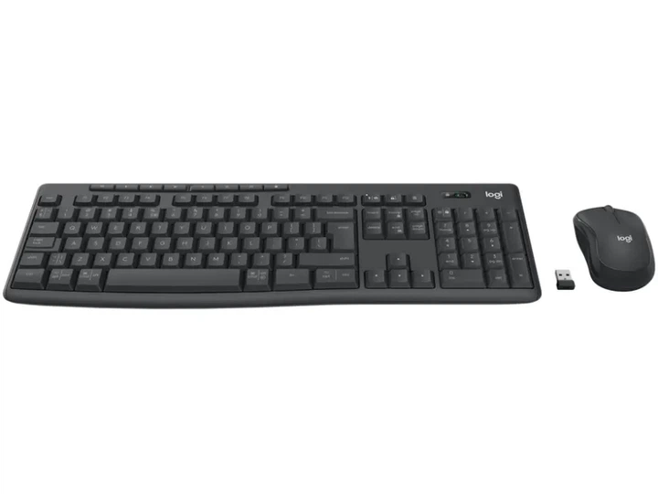 Комплект (клавіатура + миша) Logitech MK370 Graphite (920-012077) - Фото 3 Комплект (клавіатура + миша) Logitech MK370 Graphite (920-012077) - изображение 3