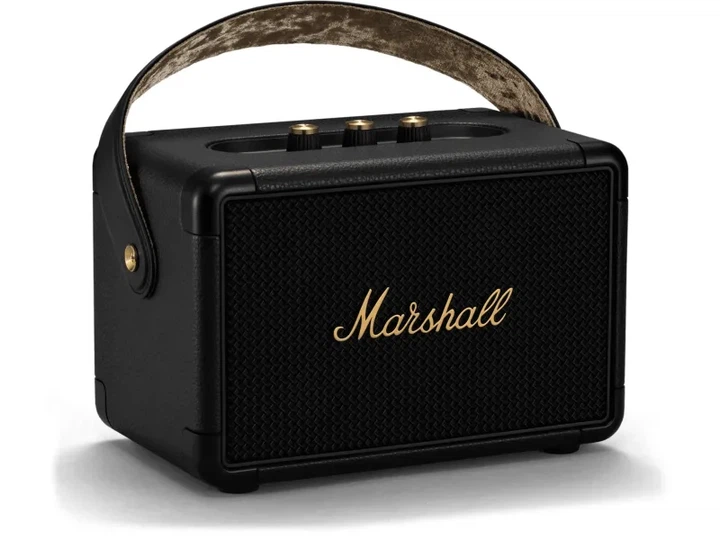 Портативна колонка Marshall Kilburn II Black and brass (1005923) - Фото 3 Портативна колонка Marshall Kilburn II Black and brass (1005923) - изображение 3