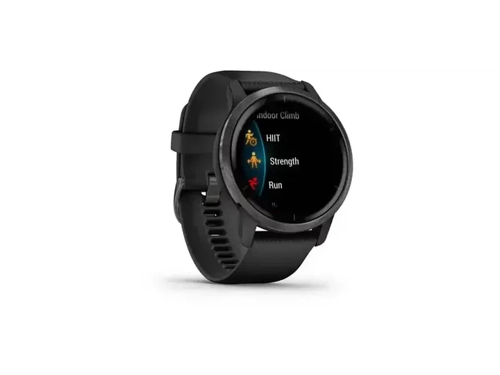 Смарт-годинник Garmin Venu 2 Slate Stainless Steel Bezel with Black Case and Silicone Band (010-02430-11/01) - изображение 2