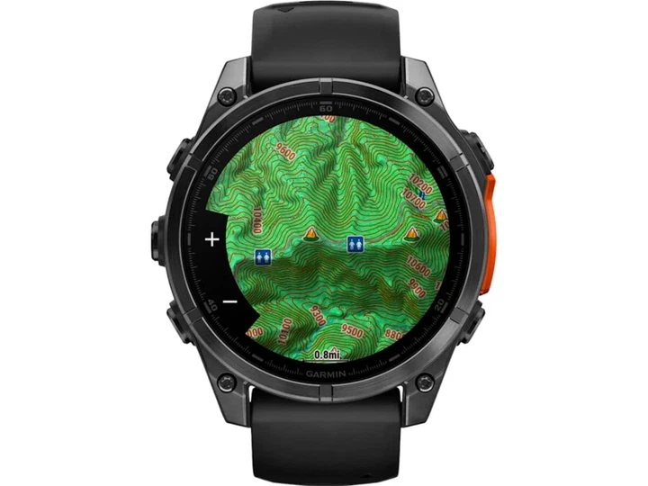 Спортивний годинник Garmin Fenix 8 47mm AMOLED Slate Gray with Black Silicone Band (010-02904-00) - изображение 6