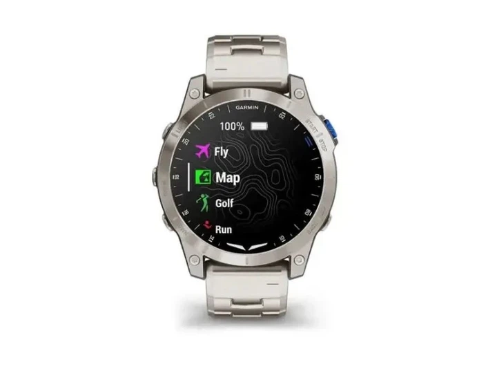 Смарт-годинник Garmin D2 Mach 1 Aviator Smartwatch with Vented Titanium Bracelet (010-02582-50/51) - изображение 5