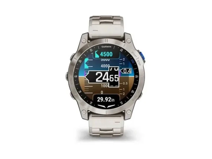 Смарт-годинник Garmin D2 Mach 1 Aviator Smartwatch with Vented Titanium Bracelet (010-02582-50/51) - изображение 6