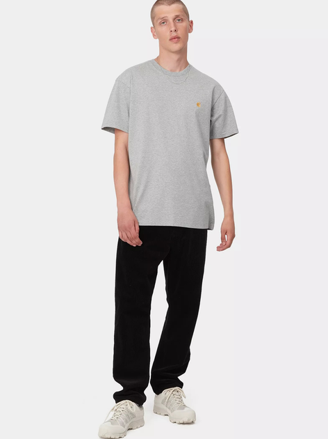 T-shirt długi męski Carhartt Chase I026391-00MXX S Szary (4064958265955) - obraz 3