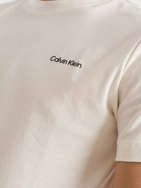 Футболка бавовняна чоловіча Calvin Klein K10K109894-YAT S Біла (8720107078840) - зображення 5