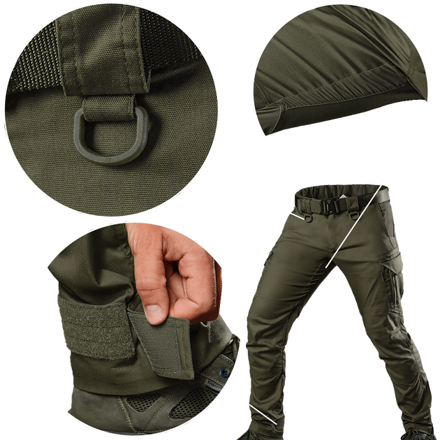 Штани Camotec Спартанець Canvas Оливковий S (8085(S)) - зображення 5