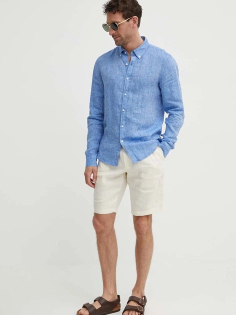 Koszula męska Michael Kors mkocs4400h4yt-497 S Niebieska (197005109965) - obraz 3