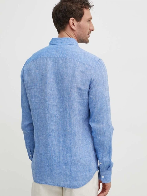 Koszula męska Michael Kors mkocs4400h4yt-497 2XL Niebieska (197005110008) - obraz 2