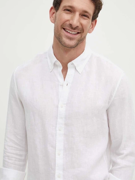 Koszula męska Michael Kors mkocs4400h4yt-100 2XL Biała (197005109583) - obraz 4