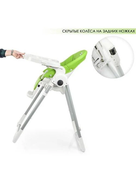 Стульчик ME 1038 PRIME Green Apple (1шт) для кормления El Camino - изображение 5