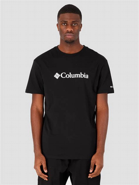 Koszulka męska bawełniana Columbia CSC Basic Logo Short Sleeve 1680053010 S Czarna (193553315988) - obraz 1