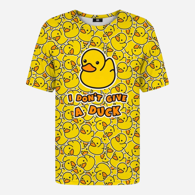 Футболка чоловіча Mr. Gugu & Miss Go I Don'T Give A Duck Tsh2322 S Жовта (5903845342036) - зображення 1