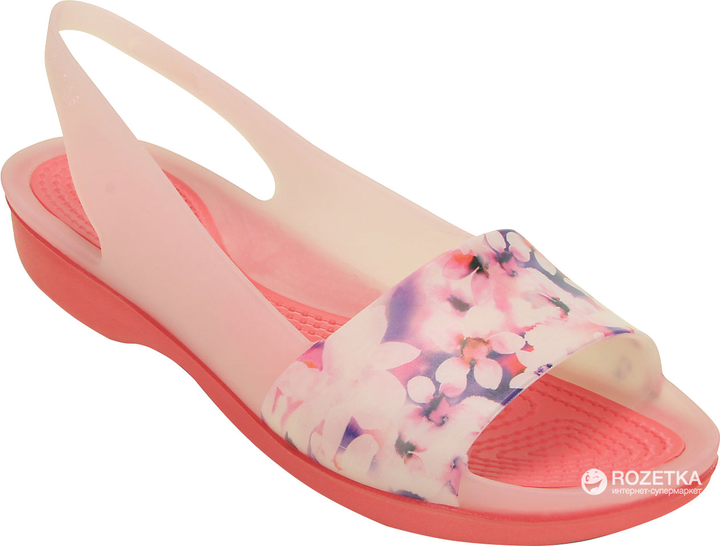 Crocs ColorBlock Soft Floral Flat W 203228 689 W5