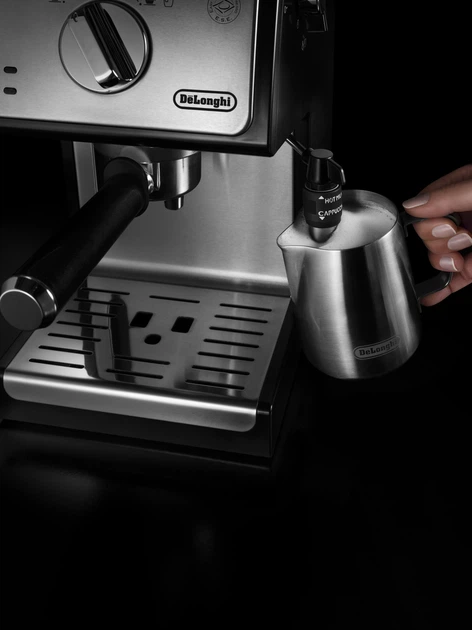 Ekspres do kawy kolbowy Delonghi ECP35.31.BK Silver - obraz 5