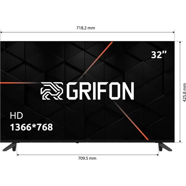 Телевізор GRIFON Diva DV32HSB - изображение 2