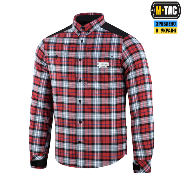 Сорочка Повернись Живим M-Tac Redneck Cotton Shirt Red M/L 20105033-M/L - зображення 1